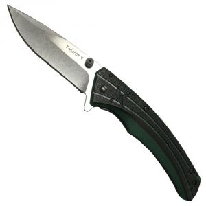 Twisted X 3.25" Blade Green Frame Lock Folder Knife - HK711GR